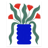Blue Vase Art Print