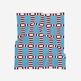 Tile Patch Chenille Throw