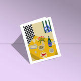 Dining Table Greeting Card