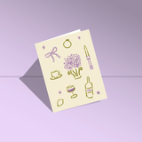 Dinner Party Greeting Card