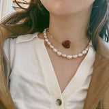 Puffy Love <3: Sterling Silver / 16-18"