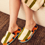 Juniper Terry Stripe Slippers - Dusen Dusen