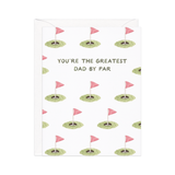Best Dad By Par — Golf Pun Father's Day Card