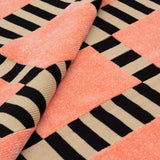 Tile Patch Chenille Throw