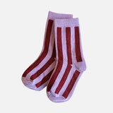 Violet Stripe Sock - Milk Teeth