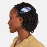 Oval Barrette in Ripple