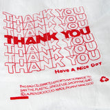 Thank You Tote // Red TYTY On White // Lauren DiCioccio