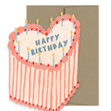 Heart Cake Birthday Collection - Die Cut Card