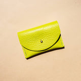 Cardholder - Chartreuse Leather