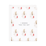 Take You Out — Asian Food Pun Love Card