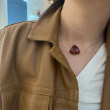 Puffy Love <3: Sterling Silver / 16-18"