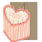 Heart Cake Birthday Collection - Die Cut Card