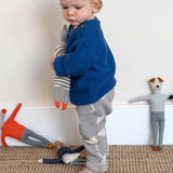 Cotton Knit Stuffed Animal Soft Toy - Dog Red