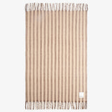 The Wool Stripe Throw - Burnt Umber Stripe