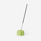 Poppy Candle & Incense Holder: Green