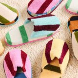 Juniper Terry Stripe Slippers - Dusen Dusen
