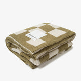 The Teddy Throw - 100% Recycled - Khaki Check