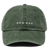 Dog Dad Embroidered Dad Hat: Vintage Olive