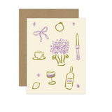 Dinner Party Greeting Card