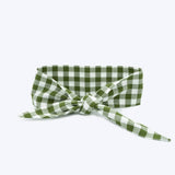GINGHAM NECKTIES: FOREST GINGHAM / SMALL