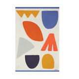 Cotton Knit Baby Blanket: Shapes Multi