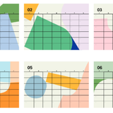 Printed Spectrum Mini Planner