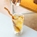 Glass Cloud Cup: Amber