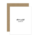 Dining Table Greeting Card