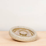 Wavy Incense Dish: Sand
