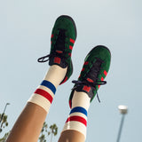 Varsity Sporty Crew - White