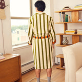 Juniper Stripe Bathrobe-Dusen Dusen