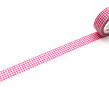 Pink Gingham Washi Tape
