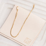 The Golden Lining Bracelet  7"