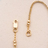 The Golden Lining Bracelet  7"