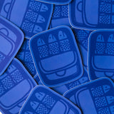 Tinned fish sticker