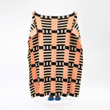 Tile Patch Chenille Throw