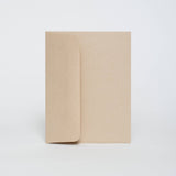 Thank You Cheetah Die-cut Letterpress Greeting Card by Egg Press: Plastic sleeve