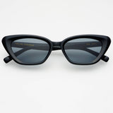 Mia Acetate Cat Eye Womens Sunglasses - Black
