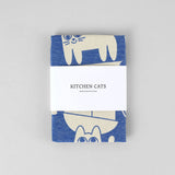 Kitchen Cats Woven Cotton Tea Towel