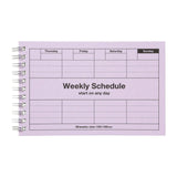 Pocket Size Weekly Planner Undated 58 Weeks Dayfree