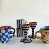 Handmade Ceramic Chalice - Speckled Clay