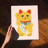 Lucky Cat Art Print