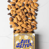 Almond Java Crunch, chocolate covered dates
