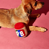 Hand Knit Peanut Butter Dog Toy