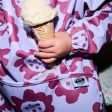 Violet Sunflowers Smock Bib - Milk Teeth