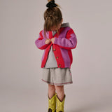 Red Stripe Cardigan  - Milk Teeth