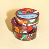 Asian Produce Washi Tape | Food Washi Stationery Craft Tape