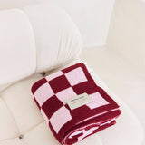 The Teddy Throw - Pink Check