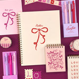 Notes Bow Journal: Lined Notebook