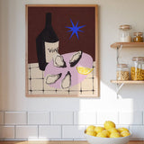 Wine and Oysters Print